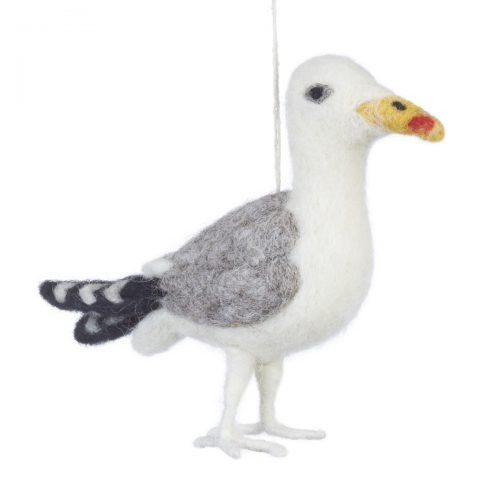 Cyril The Seagull Hanging Christmas Decoration