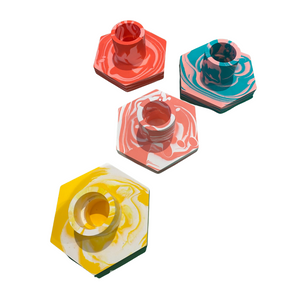 Hexagonal Marble Candleholder